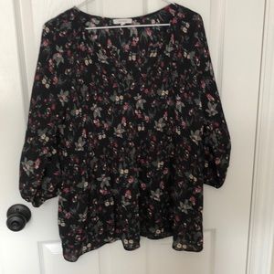 Mid sleeve blouse